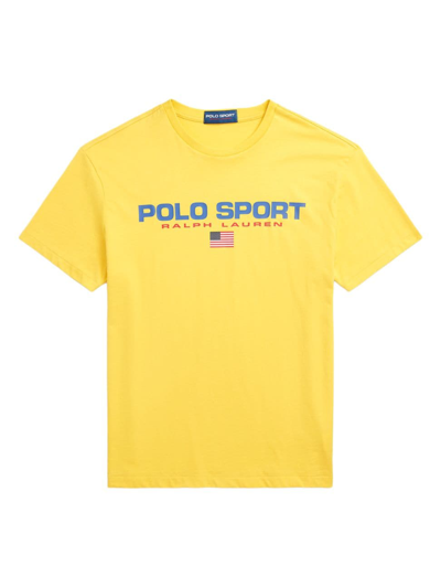 Polo Ralph Lauren Men's Polo Sport T-shirt In Canary Yellow