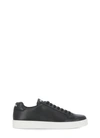 CHURCH'S BLACK SMOOTH LEATHER SNEAKERS