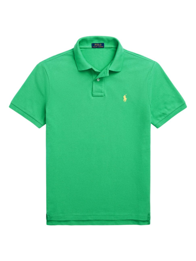 Polo Ralph Lauren Cotton Mesh Classic Fit Polo Shirt In Classic Kelly