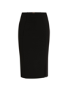 HUGO BOSS WOMEN'S PENCIL SKIRT IN STRETCH FABRIC WITH FRONT SLIT