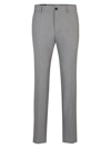 Hugo Boss Slim-fit Trousers In Micro-patterned Performance-stretch Fabric In Silver