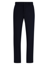 HUGO BOSS MEN'S SLIM-FIT TROUSERS IN MICRO-PATTERNED PERFORMANCE-STRETCH FABRIC