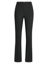 HUGO BOSS WOMEN'S SLIM-FIT HIGH-RISE TROUSERS IN STRETCH JERSEY