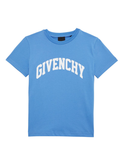Givenchy Kids' Little Boy's & Boy's Logo Crewneck T-shirt In Blue