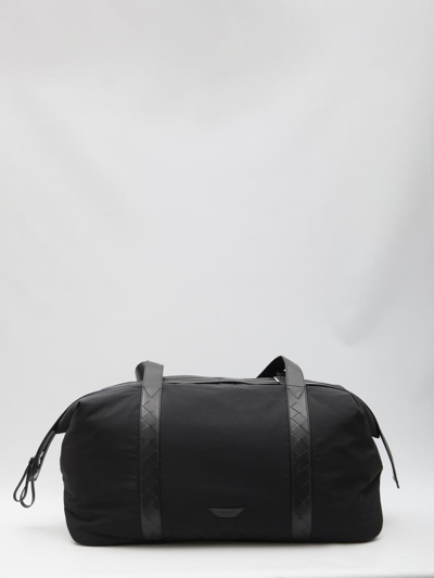 Bottega Veneta Crossroad Weekender Large Bag In Black