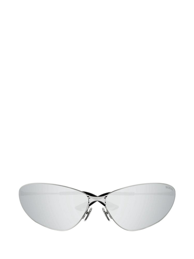 Balenciaga Eyewear Cat In Silver