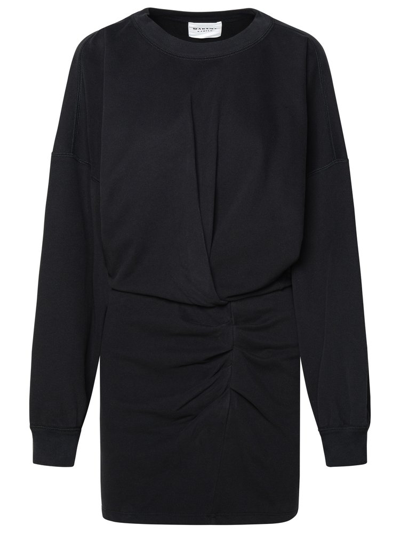 Isabel Marant Étoile Ruched Detailed Mini Dress In Black