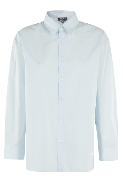 Apc A.p.c. Buttoned Long In Blue