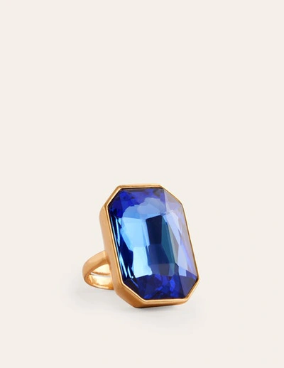 Boden Mega Cluster Jewel Ring Blue Women