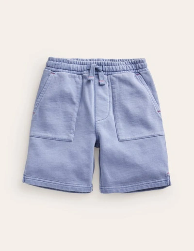 Mini Boden Kids' Garment Dye Shorts Dusty Blue Boys Boden
