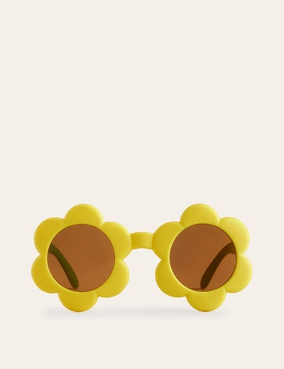 Boden Kids' Fun Sunglasses Yellow Daisy Girls