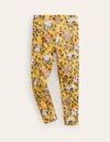 Mini Boden Fun Leggings Spring Yellow Bunny Girls Boden