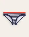 Boden Santorini Bikini Bottomsred, Navy Stripe Women  In Red, Navy Stripe