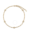 TORY BURCH TORY ROLLED TORY GOLD ROXANNE CHAIN NECKLACE