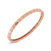 Roberto Coin 18k Rose Gold Symphony Pois Moi Dimpled Bangle Bracelet In Rose Gold-tone
