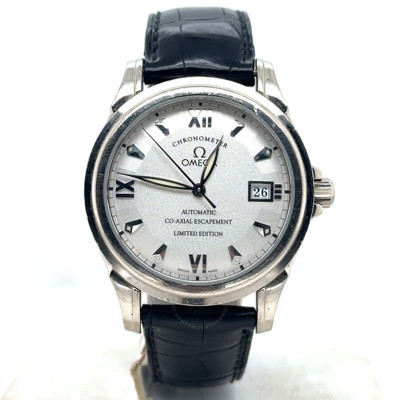 Omega De Ville Automatic Silver Dial Men's Watch 5941.31.31 In Black / Gold / Gold Tone / Silver / White