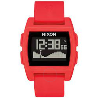 Nixon Men's Classic Black Dial Watch In Red   / Black