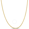 AMOUR AMOUR 1MM DIAMOND CUT FLAT CURB LINK CHAIN NECKLACE IN 14K YELLOW GOLD- 18 IN