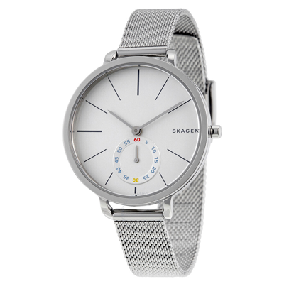 Skagen Hagen White Dial Stainless Steel Ladies Watch Skw2358