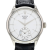 ROLEX PRE-OWNED ROLEX CELLINI DUAL TIME AUTOMATIC CHRONOMETER DAY-NIGHT SILVER DIAL MEN'S WATCH 50529