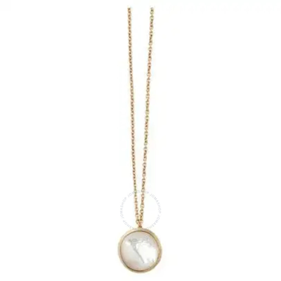 Marco Bicego Jaipur Yellow Gold & Mother Of Pearl Ladies Necklace Cb2607 Mpw Y 02 In Yellow, Gold-tone