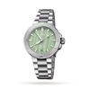 Oris Women's Aquis Date Mother-of-pearl Dial Watch In Green