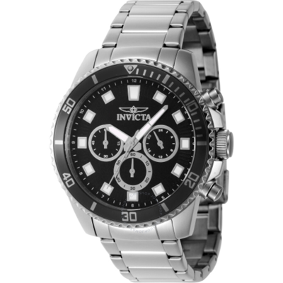 Invicta Pro Diver Chronograph Gmt Quartz Black Dial Men's Watch 46050