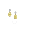 MARCO BICEGO MARCO BICEGO LUNARIA DIAMOND PAVE SMALL DOUBLE DROP EARRINGS 1 / 2CTW - OB1432 B YW Q6