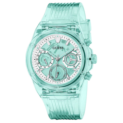 Guess Classic Tortoise Dial Ladies Watch Gw0438l1 In Tortoise / Turquoise
