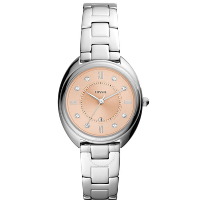 Fossil Gabby Crystal Rose Gold-tone Dial Ladies Watch Es5146 In Gold / Gold Tone / Rose / Rose Gold / Rose Gold Tone