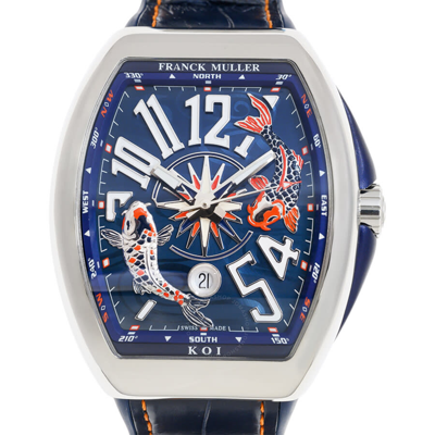 Franck Muller Vanguard Yachting Automatic Blue Dial Men's Watch V45ytscdtacrl(koi2)