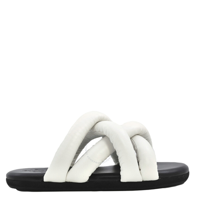サンダル・ミュール MONCLER Women Sandals 4L000 70M3808032 WHITE Trailgrip White Sandals - Moncler - Women | WE IN STYLE