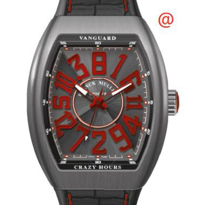 Franck Muller Vanguard Crazy Hours Automatic Black Dial Men's Watch V45chttbrer(antrgerge) In Red   / Black