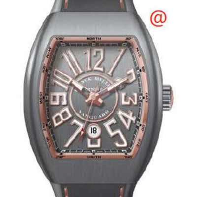 Franck Muller Vanguard Automatic Grey Dial Men's Watch V45scdtttbr5n(ttblc5n) In Gold Tone / Grey / Rose / Rose Gold Tone