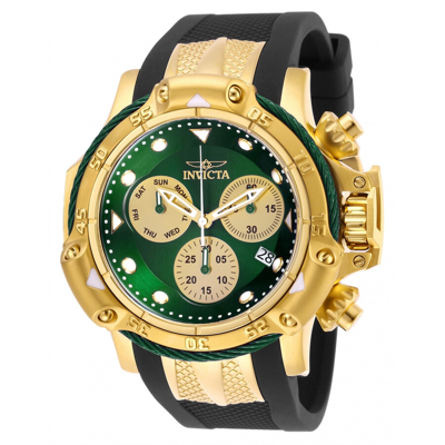 Invicta Subaqua Chronograph Green Dial Men's Watch 26967 In Two Tone  / Aqua / Gold Tone / Green