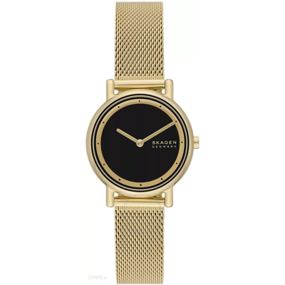 Skagen Women's Signatur Lille Two Hand Gold-tone Stainless Steel Watch 30mm In Gold / Gold Tone