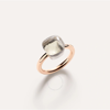 POMELLATO POMELLATO RING NUDO CLASSIC IN WHITE TOPAZ - SIZE 52 - SIZE 6 - PAA1100_O6000_000TB