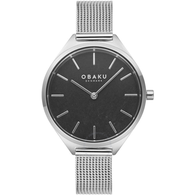 Obaku Kaffe Quartz Black Dial Ladies Watch V257lhcnmc