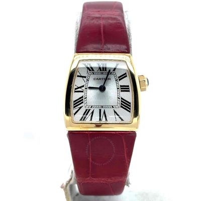 Cartier La Dona Quartz Ladies Watch W6400156 In Red   / Gold / Gold Tone / Silver / Yellow