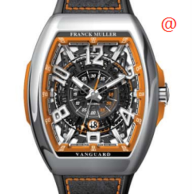 Franck Muller Vanguard Mariner Hand Wind Black Dial Men's Watch V45scdtsqtrcgacor(nrblcac)