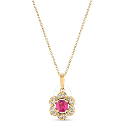 Le Vian Ladies Passion Ruby Necklaces Set In 14k Honey Gold In Yellow