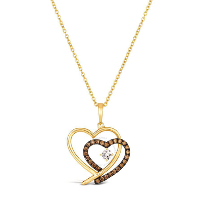Le Vian Ladies Hearts Necklaces Set In 14k Honey Gold In Yellow
