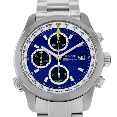 Bremont World Timer Automatic Chronograph Blue Dial Men's Watch Alt1-wt/bl