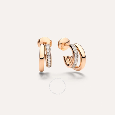 Pomellato Earrings  Together - Pob8111_o7000_db000 In Rose Gold-tone