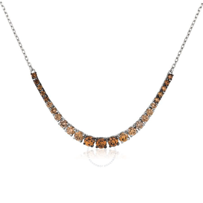 Le Vian Ladies Chocolate Ombre Necklaces Set In 14k Vanilla Gold In White