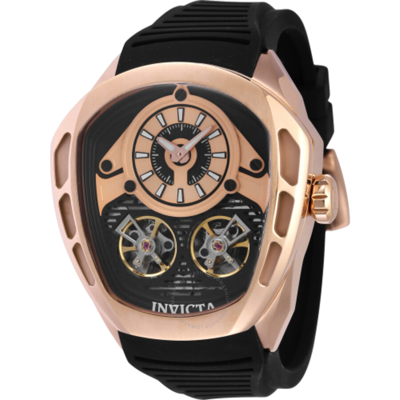 Invicta Akula Automatic Black Dial Men's Watch 43863 In Black / Gold / Gold Tone / Rose / Rose Gold