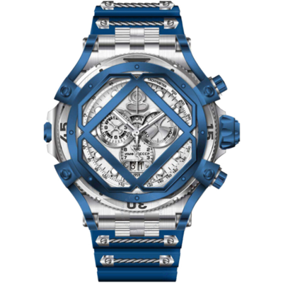 Invicta Pro Diver Chronograph Date Quartz Silver Dial Men's Watch 37184 In Blue / Silver