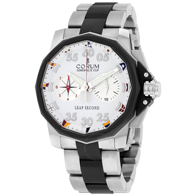 Corum Admirals Cup Leap Second Men's Watch 895.931.06/v791 Aa92 In Admiral / Black / White