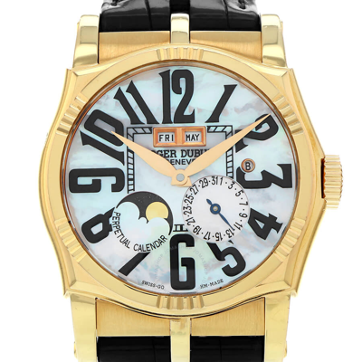 Roger Dubuis Sympathie Automatic Men's Watch Sy43 1439 5 In Black / Gold / Gold Tone / Mop / Mother Of Pearl / Rose / Rose Gold / Rose Gold Tone