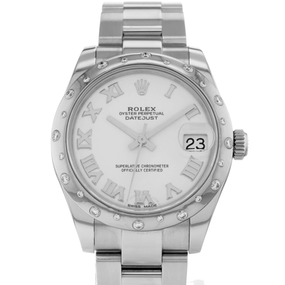 Rolex Datejust 31 Automatic Chronometer Diamond White Dial Ladies Watch 178344 Wro